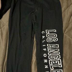 Black Los Angeles Sweatpants